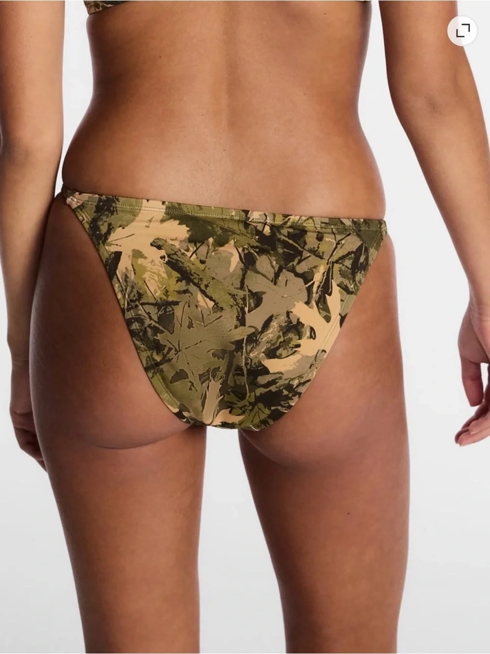 Kacey Lee Women's Plus Low Rise High Leg Cheeky Bikini Bottoms